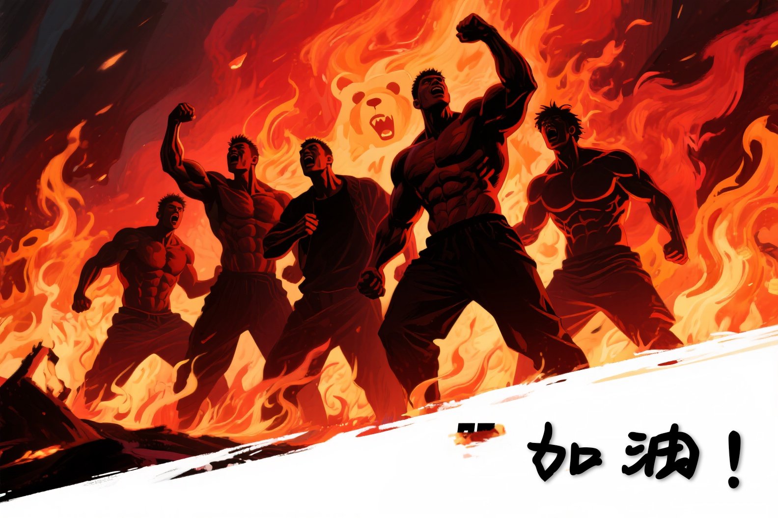 包含登峰造极，球队备战勇往直前的词条